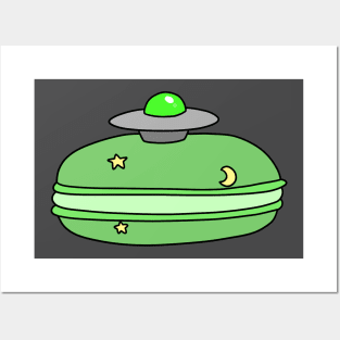 UFO Macaroon Posters and Art